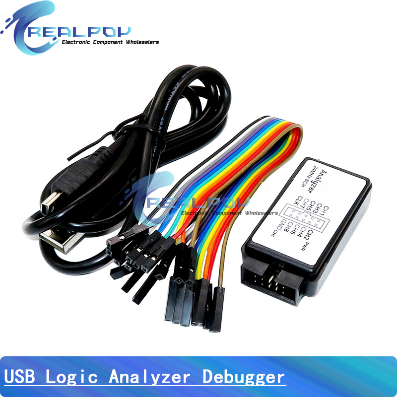 Breadboard 400 Point - USB Logic Analyzer 24MHz 8 Channel