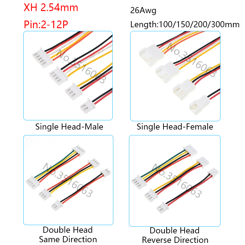 5/10Pcs XH-2.54mm Male/Female  - огляд і ціна Jumper Wire Kit