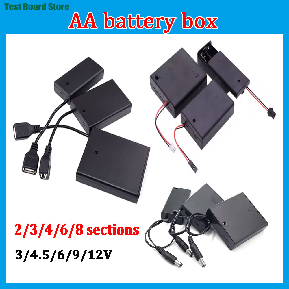 1pcs AA Battery Holder/Box In  - огляд і ціна Jumper Wire Kit