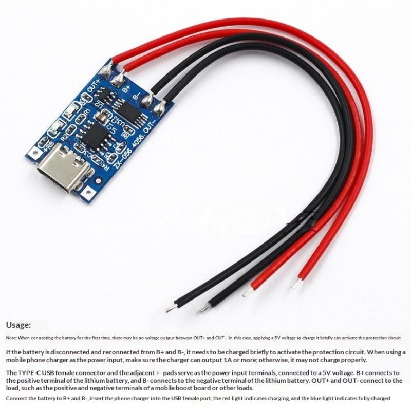 2PCS 18650 TP4056 Lithium Batt - огляд і ціна Tp4056 Module