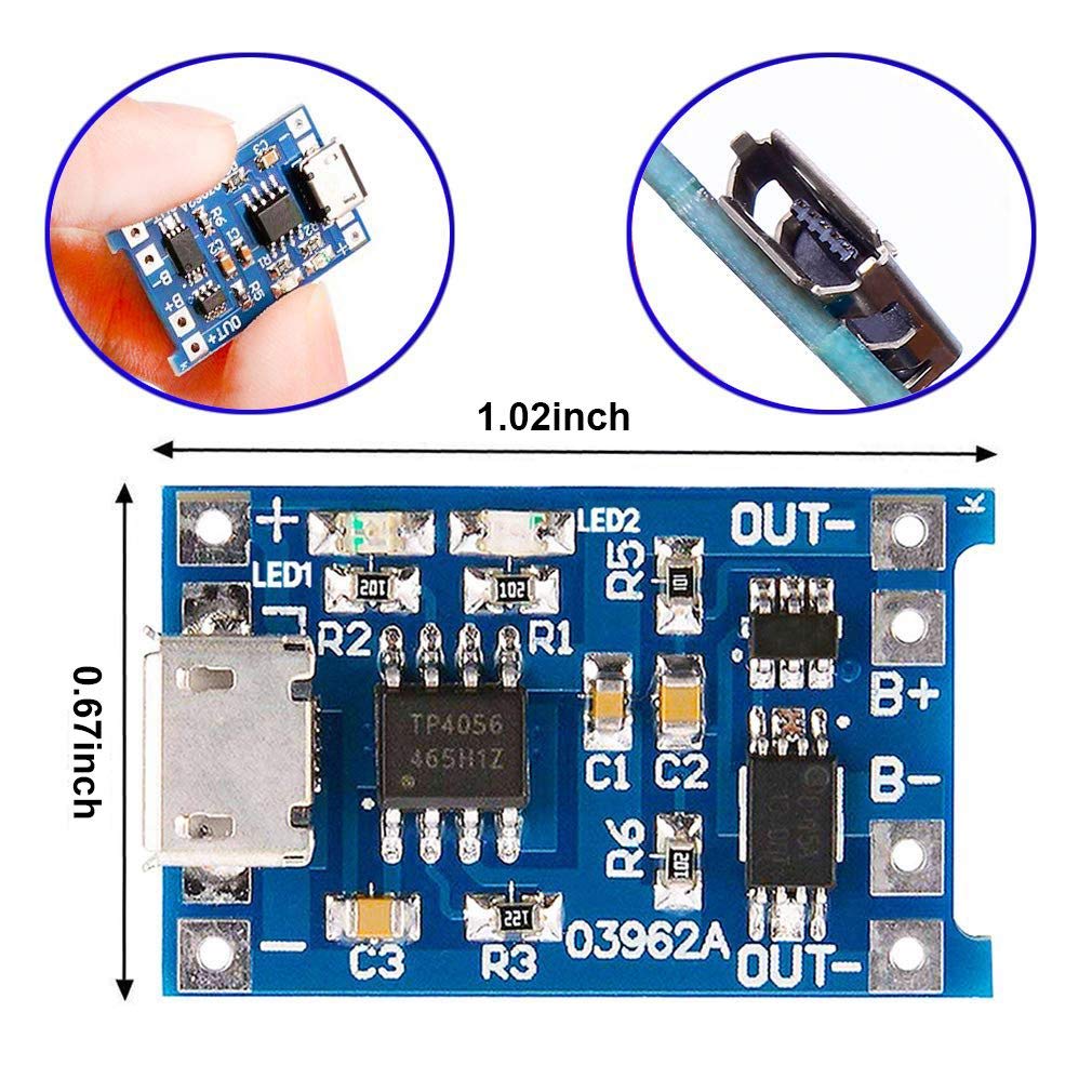 2/5PC Type-C Micro Mini 5V1A 1 - огляд і ціна Li Ion Charger Module
